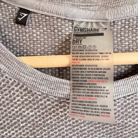 Gymshark OG Phantom Seamless Tee Size Gray Size Large - Picture 4 of 4